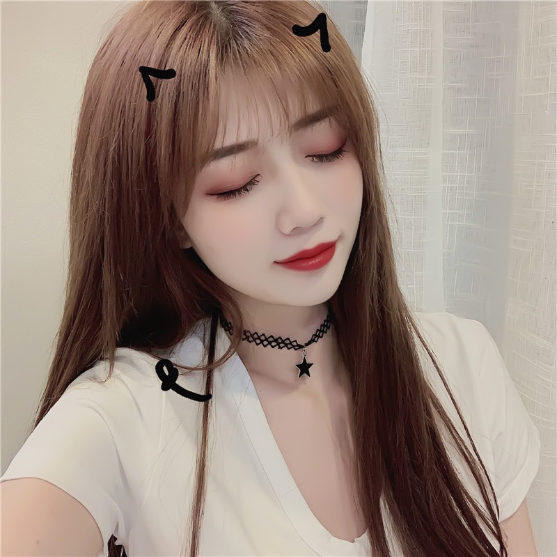 Vòng cổ choker ren ngôi sao năm cánh