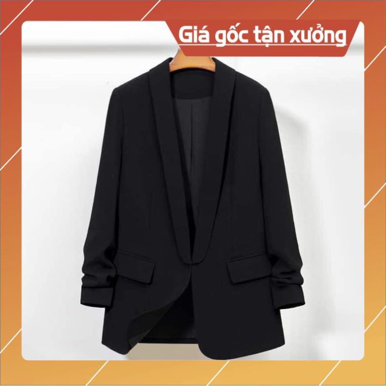 ÁO VEST- BLAZER CỔ TAY NHÚN CỔ SAM DÁNG SUÔNG NHẸ 2 LỚP 💕💕💕 | BigBuy360 - bigbuy360.vn