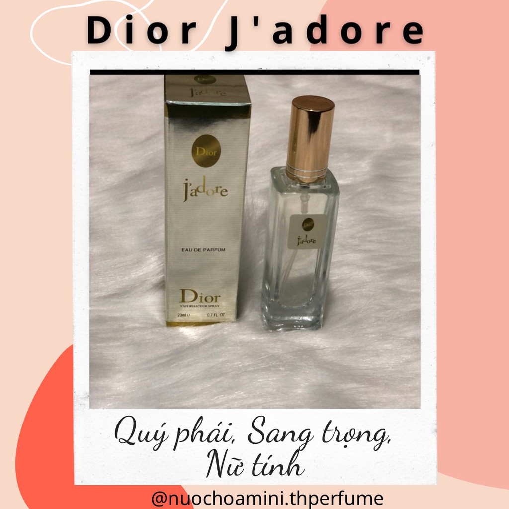 Nước Hoa Nữ mini D-i-or Ja-do-re 20ml ( mẫu 5D)