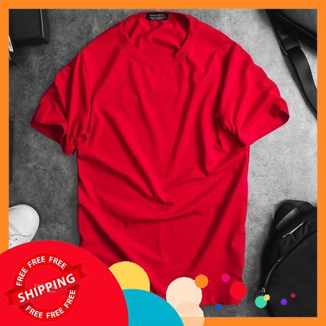 ÁO THUN ZARA COTTON MÁT UNISEX - CHẤT LƯỢNG + GIẶT KHÔNG XÙ LÔNG.