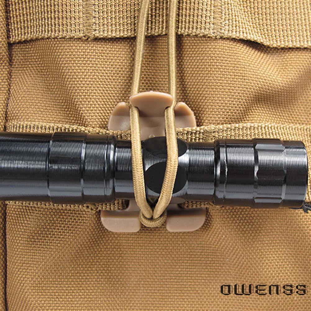 Molle Backpack EDC Tool Elastic Rope Webbing Buckle Outdoor Travel Kits