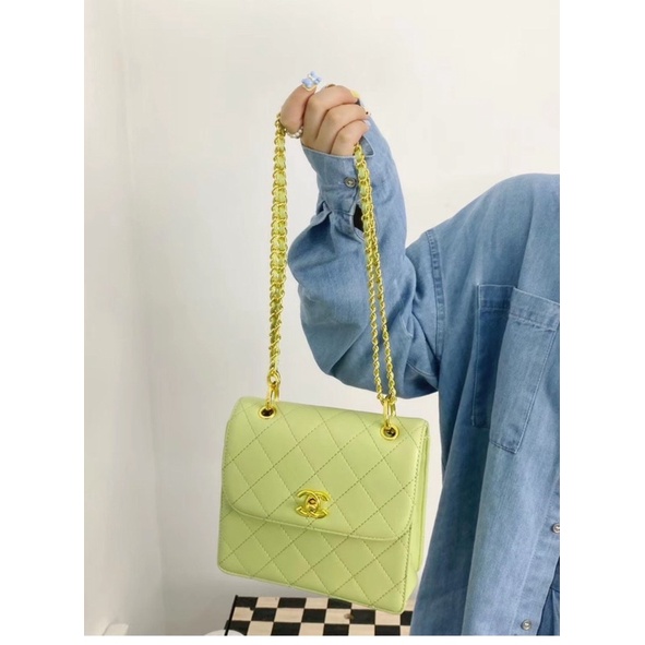 Order 🌸 Túi xách da chần ô dây đeo vai 2 kiểu