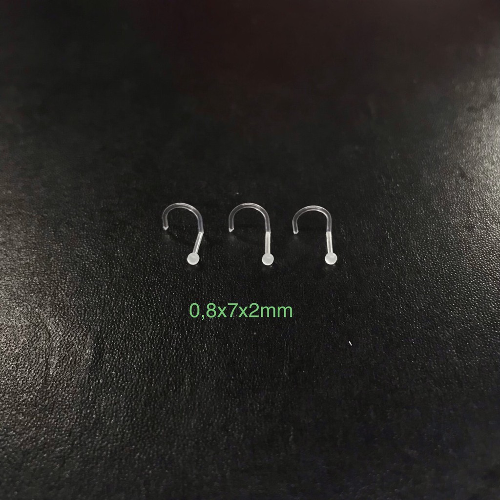 KHUYÊN TRONG SUỐT SILICON GIÂU LỖ TAI / KHUYÊN MŨI - XUÂN SHOP CHUYÊN KHUYÊN NHẬP THÁI