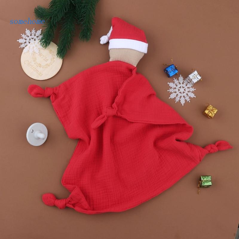 Khăn Nhồi Bông Mềm Mại Hình Ông Già Noel Dễ Thương Cho Bé