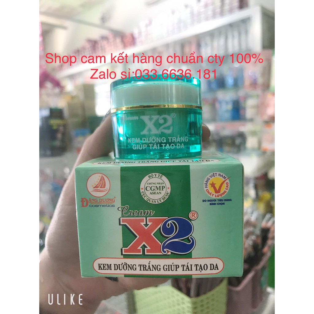 Kem X2 trắng da -tái tạo da 8g
