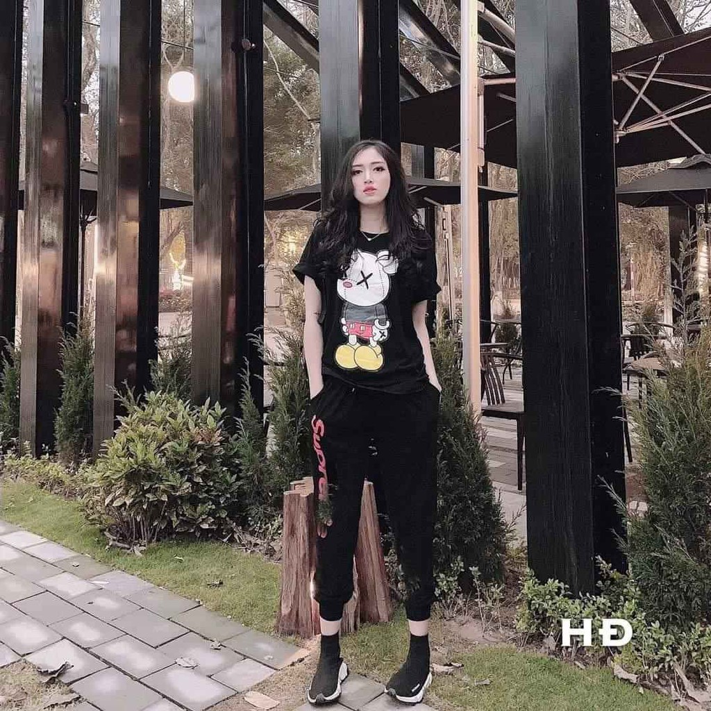 Đồ Bộ Thể Thao Cao Cấp, Thun Cotton 100%, Có Bo Cổ Chân, 45kg đến 80kg vừa | BigBuy360 - bigbuy360.vn