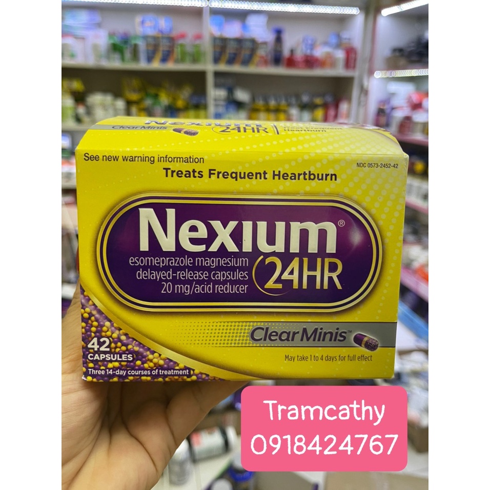 Viên cho dạ dày 42v hàng mỹ-nẽxium 24h