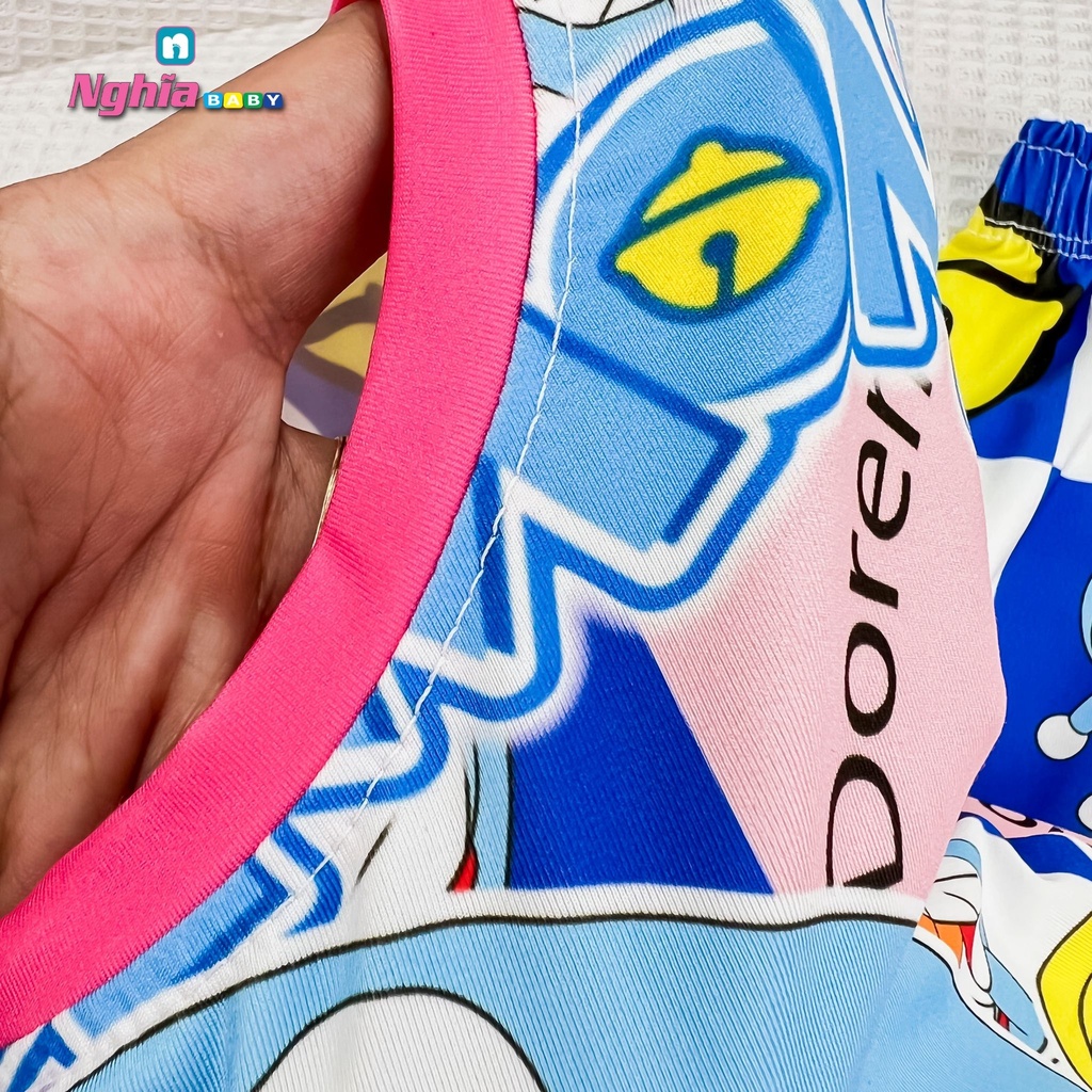 SET BỘ HOT HIT QUẦN SUÔNG DÀI THUN LẠNH IN 3D NGHĨA BABY DÀNH CHO BÉ GÁI