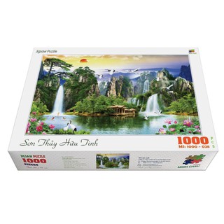 Tranh xếp hình 1000 mảnh - Sơn thủy hữu tình