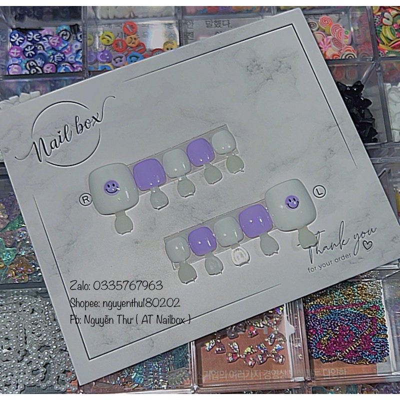 Nailbox thiết kế - Nailbox chân icon