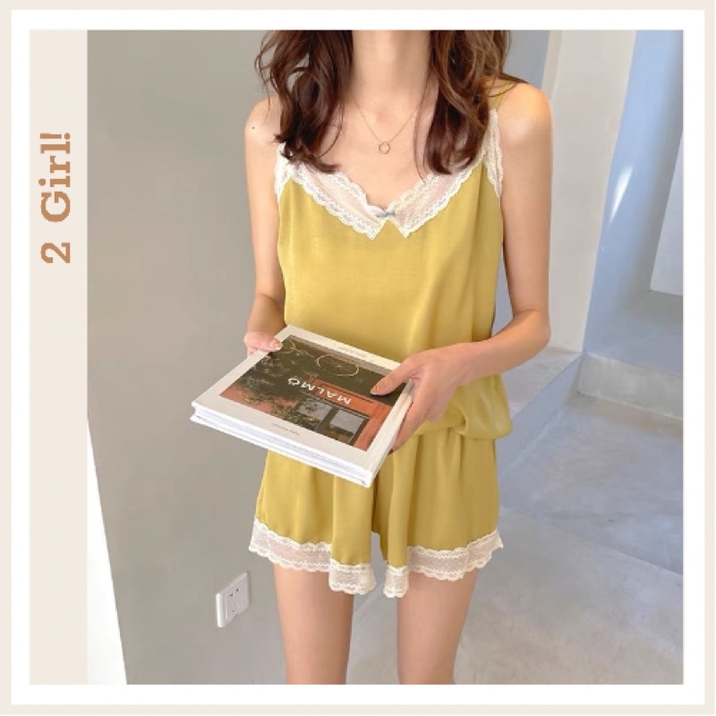 [Kèm Quà Tăng] Set đồ ngủ 2 dây | BigBuy360 - bigbuy360.vn