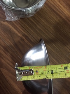 bát inox cho bé phi 14(đường kính 16cm)