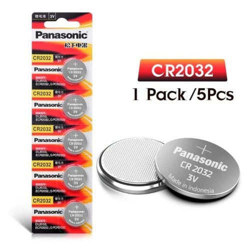 Pin Panasonic CR2032 3V vỉ 5 viên chính hãng