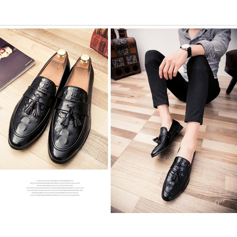Giày lười nam vân cá xấu thời trang của Mr. Europe (Có ảnh feed back) | BigBuy360 - bigbuy360.vn