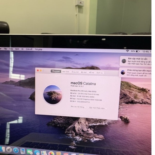 Mác lướt Used i5/ram16/ ổ 500GB quả táo mã 408 thanh lý laptop