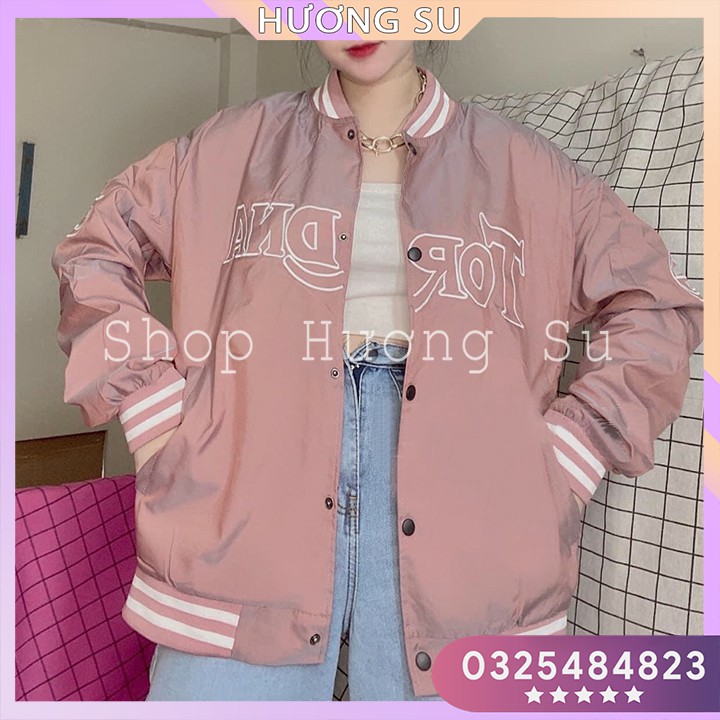 Bomber viền tay in rot Hương Su - PVN2383