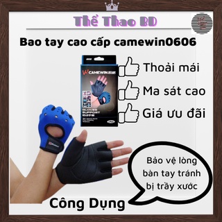 Găng tay,bao tay tập gym,tạ,đi xe máy cao cấp Camewin 0606