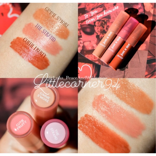 Set 3 Son Crayon Lip tint Colourpop Tender n’ care