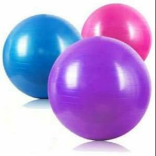 Bóng tập yoga - đỏ/xanh/tím - 85cm