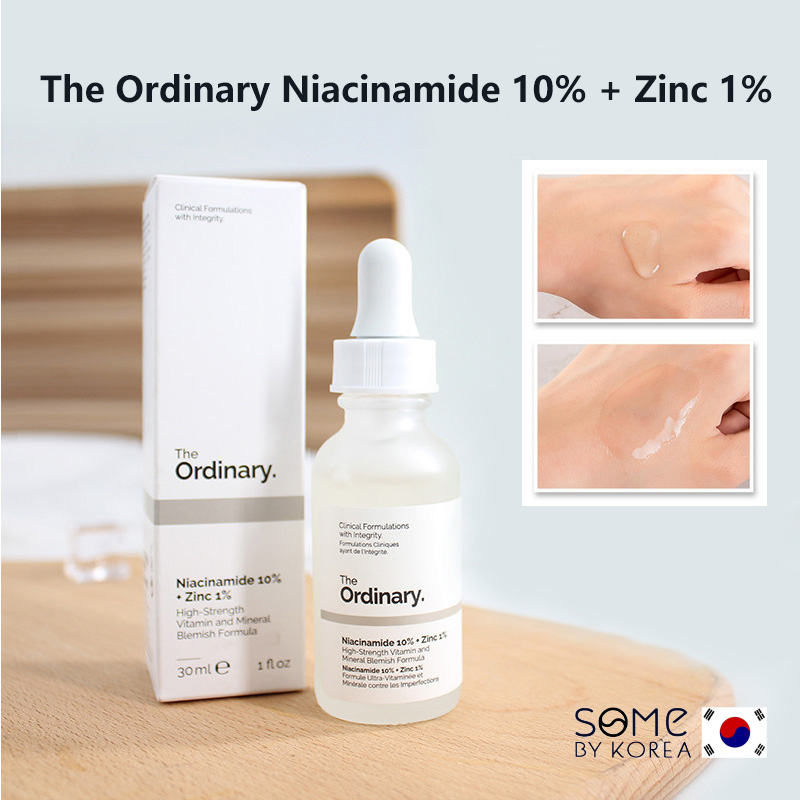 Tinh chất The Ordinary Niacinamide 10% + Zinc 1% Serum Sáng Da, Se Khít lỗ Chân lông Ngừa Mụn