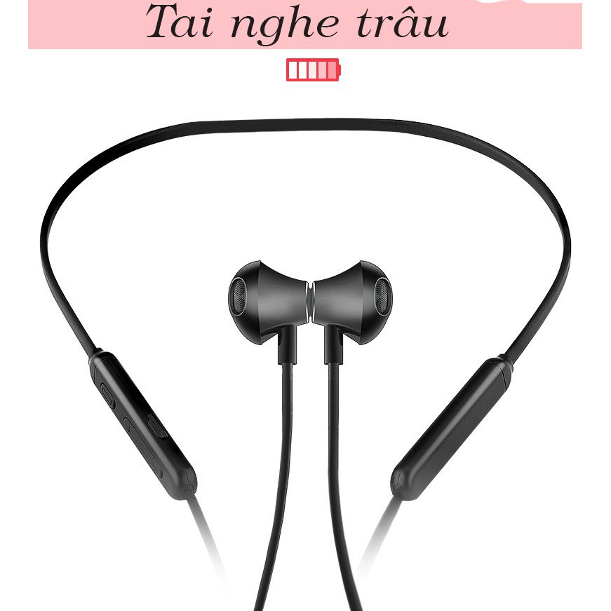 Tai nghe bluetooth 5.0 thể thao không dây DD8 Siêu bass nghe nhạc cực hay thích hợp tập gym, chạy bộ