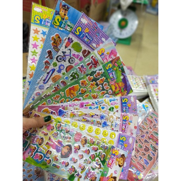Hình Dán Sticker Nổi 3D,5D Size to không thấm nước