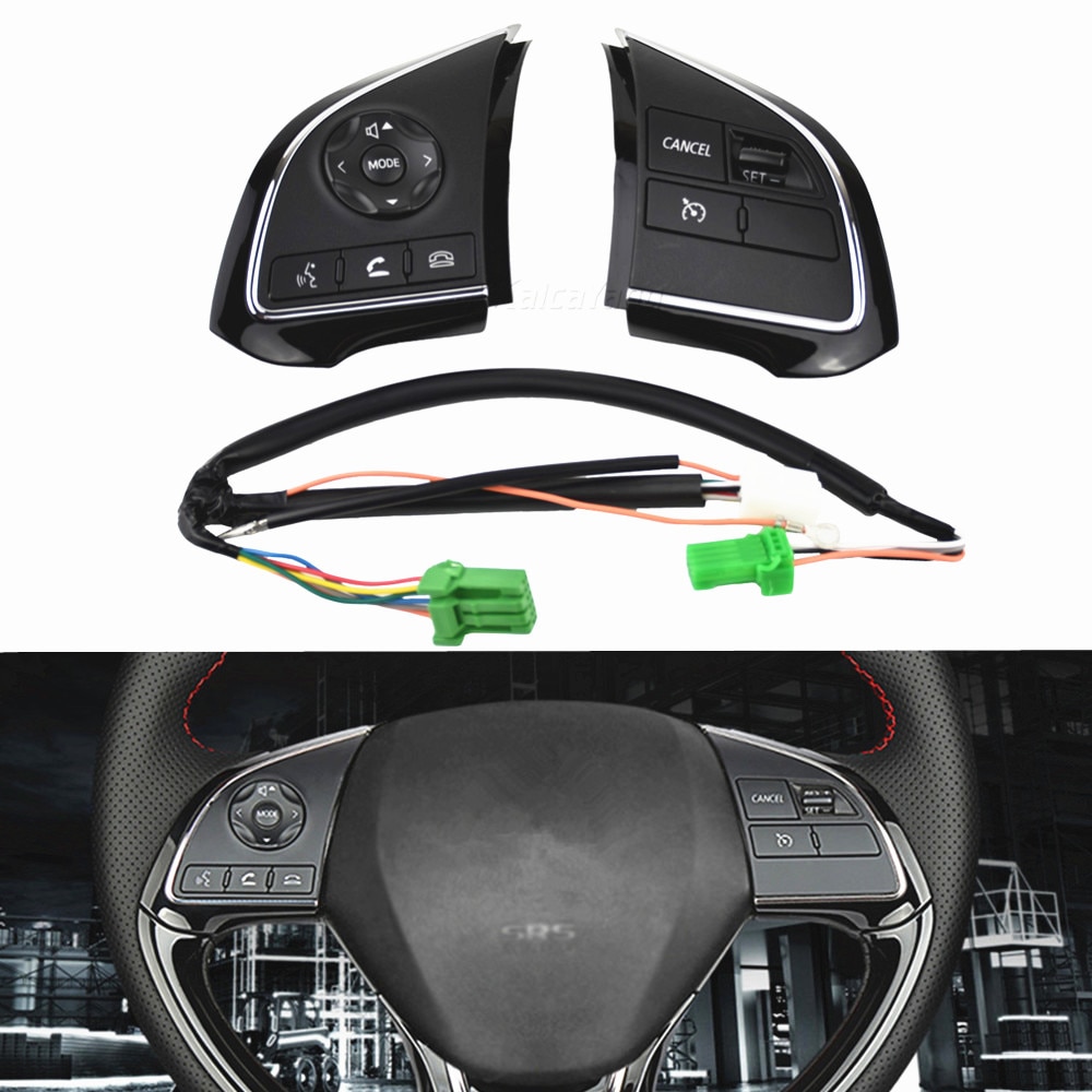Công tắc điều khiển hành trình có nút âm lượng gắn vô lăng cho Mitsubishi Outlander 13-15 2016-2018 Xpander Cruise