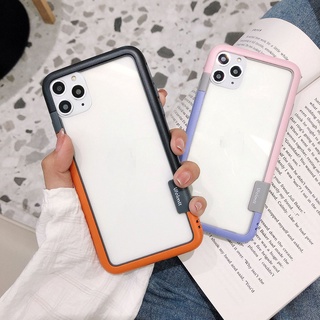 Viền silicon nhiều màu sắc ốp lưng iPhone 12 Mini 7 8 plus X XS XR XS Max 11 12 Pro Max