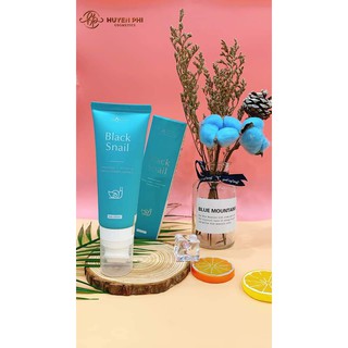 Sữa Rửa Mặt Black Snail Huyền Phi -Tinh Chất Dịch Nhầy Ốc Sên Đen Loại Bỏ Dứt Điểm Vấn Đề Da Nhờn,Mụn,Thâm,Lỗ Chân Lông.