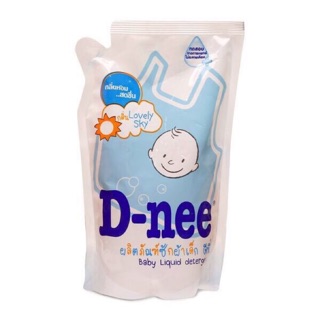 Nước giặt xả Dnee Thái Lan gói 600ml Xanh dương