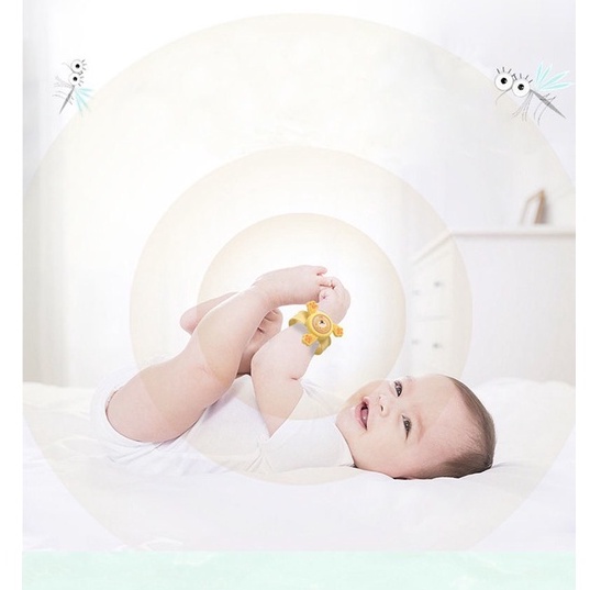 [Đồ chơi thông minh] Đồng hồ đeo tay chống muỗi silicon dạ quang cho bé Master Kids