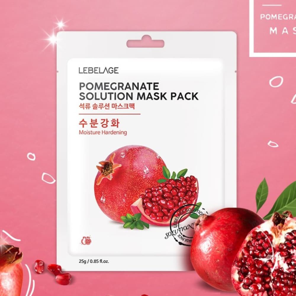 Mặt Nạ Lebelage Pomegranate Solution Mask Pack Moisture Hardening Chiết Xuất Từ Lựu 25g | BigBuy360 - bigbuy360.vn