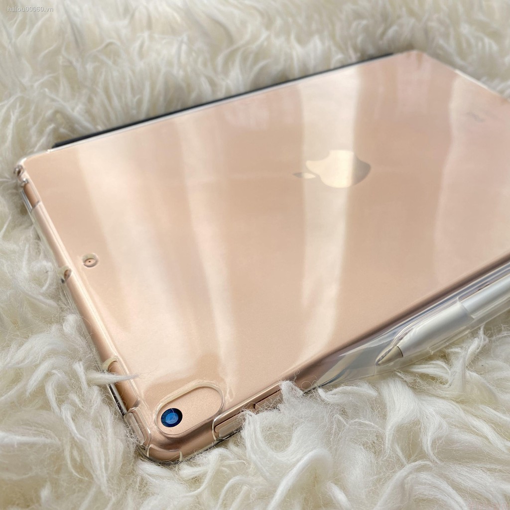 Bao Da Kèm Bàn Phím Trong Suốt Có Ngăn Đựng Bút Cho Ipad8Pro10.5 / Air123 / 9.7 Inch 10.2