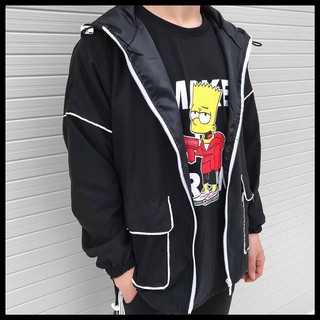 Áo khoác jacket túi hộp simpson