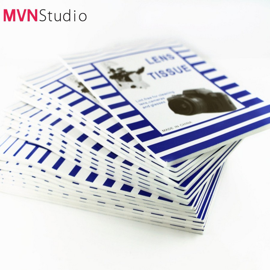 MVN Studio - Giấy lau lens làm sạch ống kính chống trầy xước kích thước 7x10cm