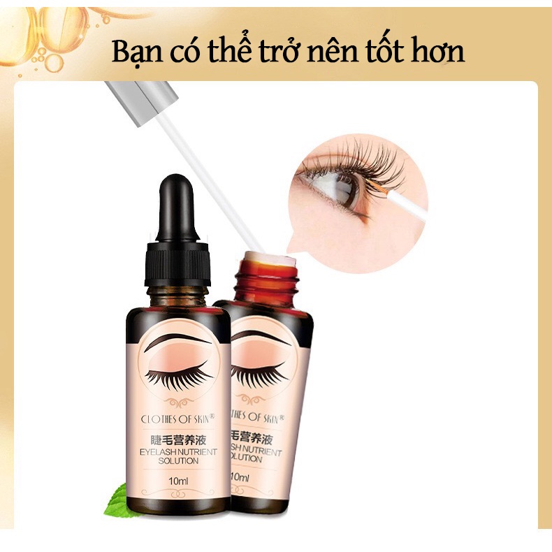 Dưỡng Mi Serum Tăng Trưởng Lông Mi Tinh Chất Dài Lông Mày 10ML Kích Thích Mọc Lông Mi Làm Dày Lông Mi Lông Mày Và Đường Chân Tóc Mọc Nhanh Tự Nhiên Nuôi Dưỡng Mi Dài Và Cong