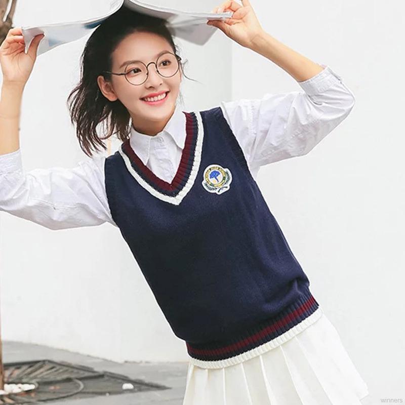 Áo Len Không Tay Cổ Chữ V Form Rộng Thời Trang Trẻ Trung | BigBuy360 - bigbuy360.vn