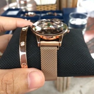 ( Mẫu Mới 2018 ) Đồng hồ nữ thương hiệu chính hãng Mobangtuo, Fullbox tặng kèm 01 Lắc tay .