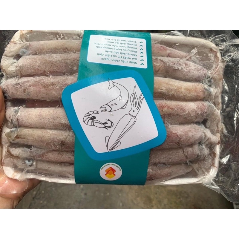 Mực Ghim  Phan Thiết A9/12 khay 1kg loại ngon - Giao Hàng Hà Nội
