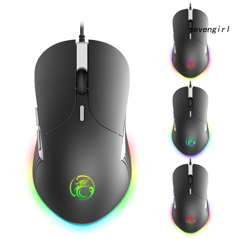 IMICE Chuột Chơi Game Sev-Mice X6 Ergonomic 6 Nút Rgb