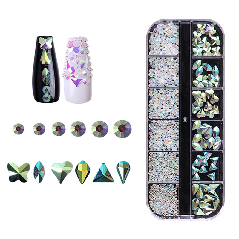 Set Đá Pha Lê AB Đính Móng Tay Nghệ Thuật