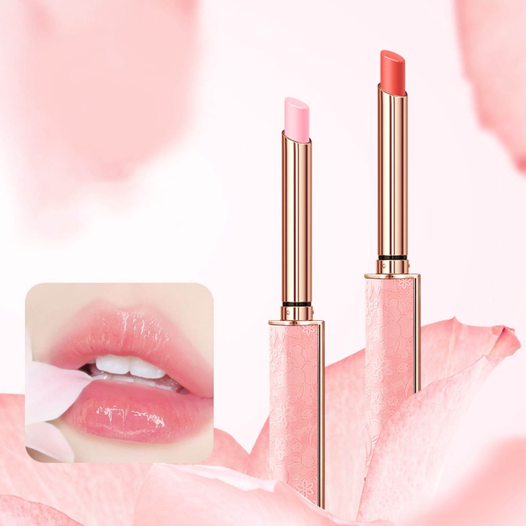 Son Bóng 0.8g Tự Nhiên Siêu Nhẹ Có Thể Thay Đổi Màu Sắc Theo Nhiệt Độ