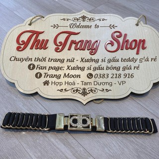 Đai váy đính đá thời trang, nịt đầm bản 3cm