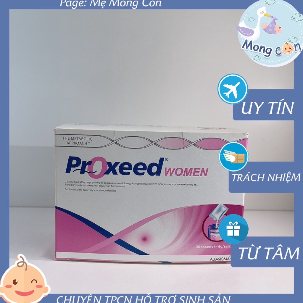 Proxeed Women  giúp tăng chất lượng trứng, tăng thụ thai, hỗ trợ IUI, IVF