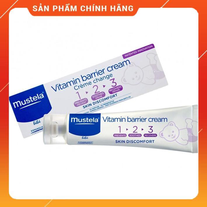 MUSTELA KEM CHỐNG HĂM TÃ CHO TRẺ SƠ SINH & EM BÉ VITAMIN BARRIER CREAM 100ML