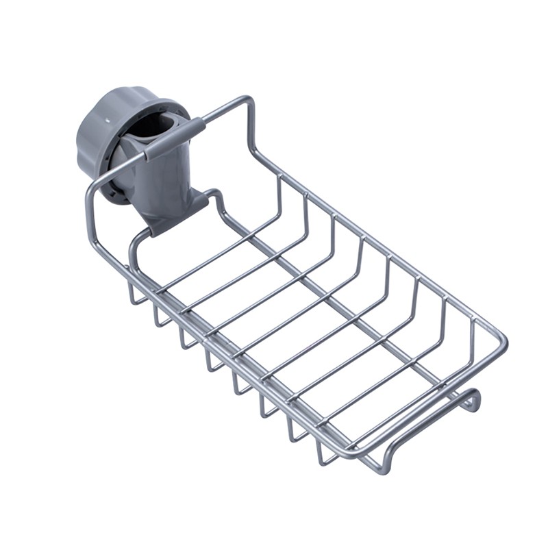 Stainless Steel Kitchen Sponge Holder Soap Dishwashing Rack