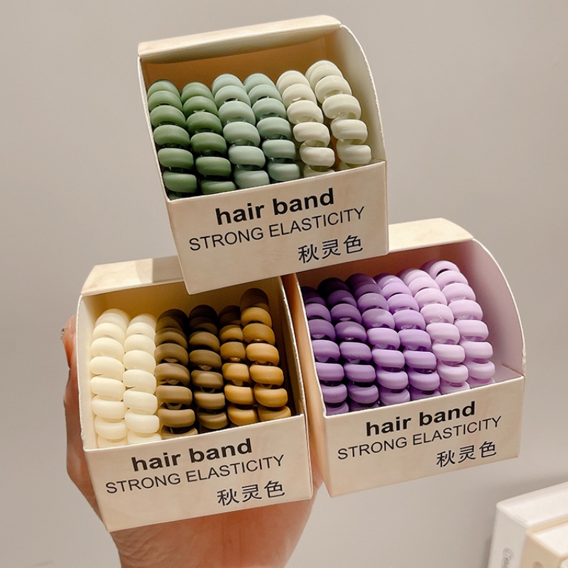 Dây Buộc Tóc Cao Su Màu Macaron Thời Trang