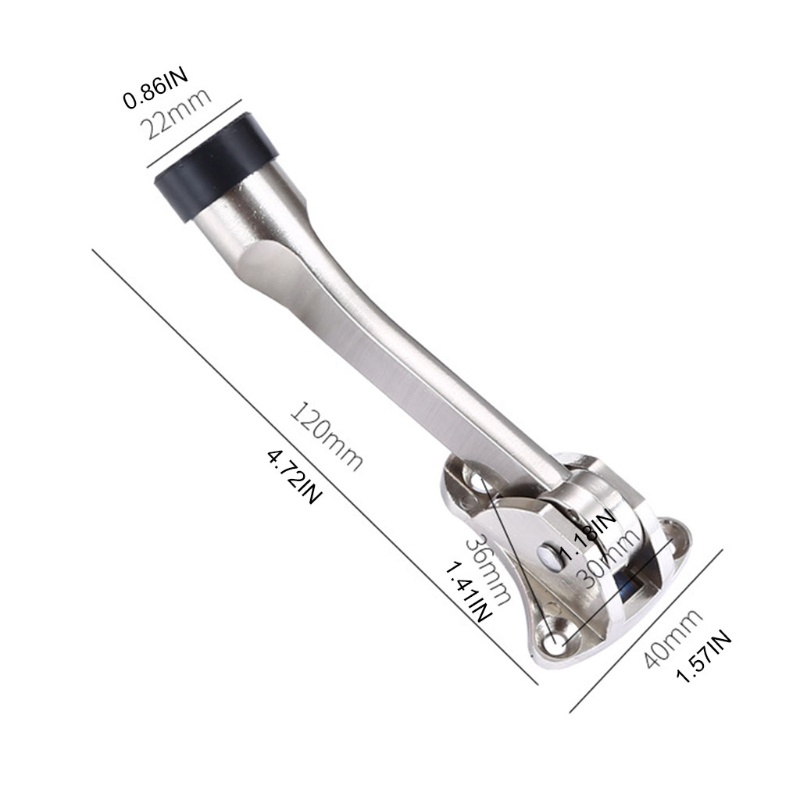 Giá Đỡ Chặn Cửa Ra Vào Bằng Hợp Kim Kẽm Chống Va Chạm Cho Nhà Ở / Văn Phòng