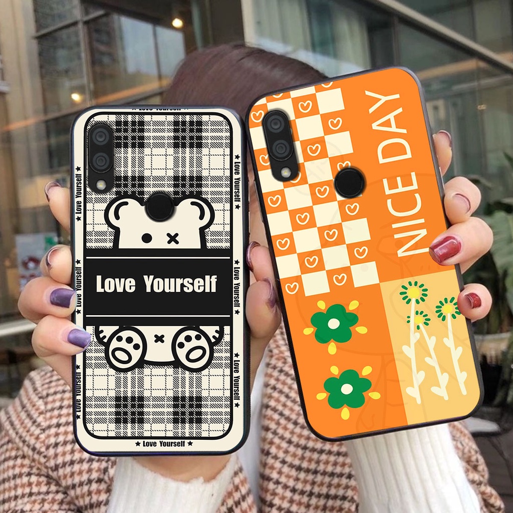 Ốp lưng Xiaomi REDMI 7 happy day, gấu bear dễ thương - BỀN - ĐẸP -BAO GIÁ TOÀN THỊ TRƯỜNG