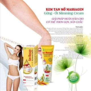Kem tan mỡ đánh tan mỡ bụng, đùi, bắp